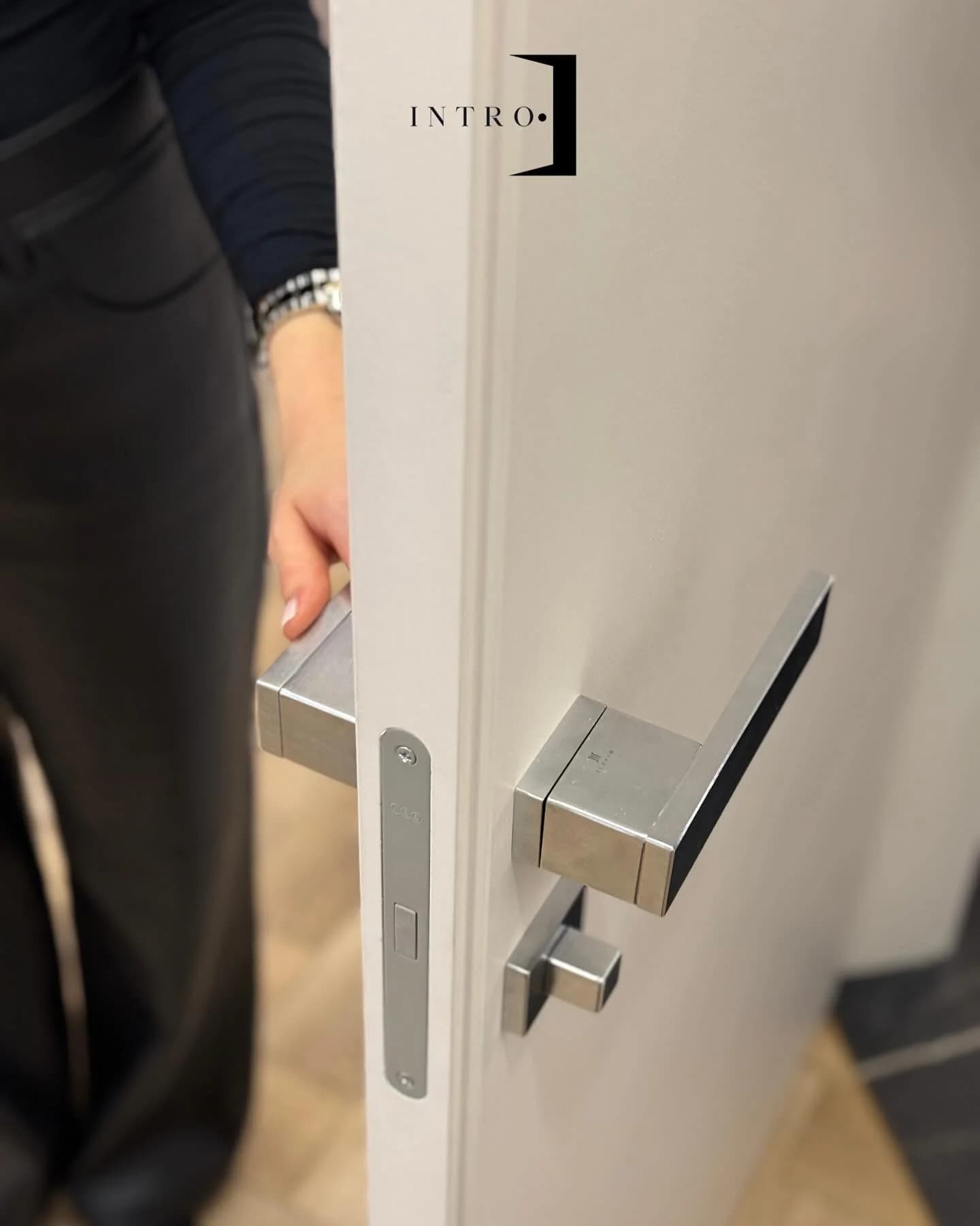 Modern Door Hardware Installation