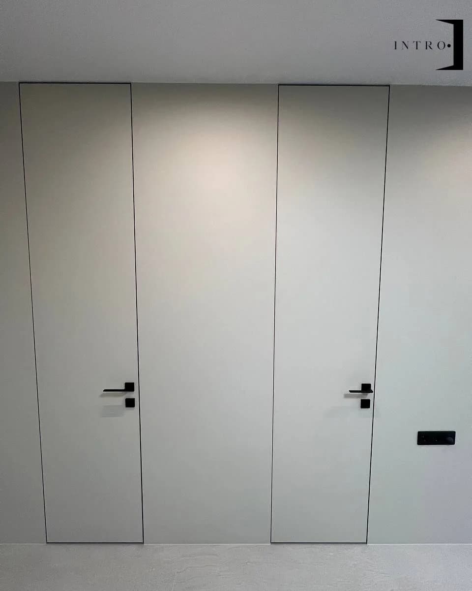 Minimalist Frameless Doors