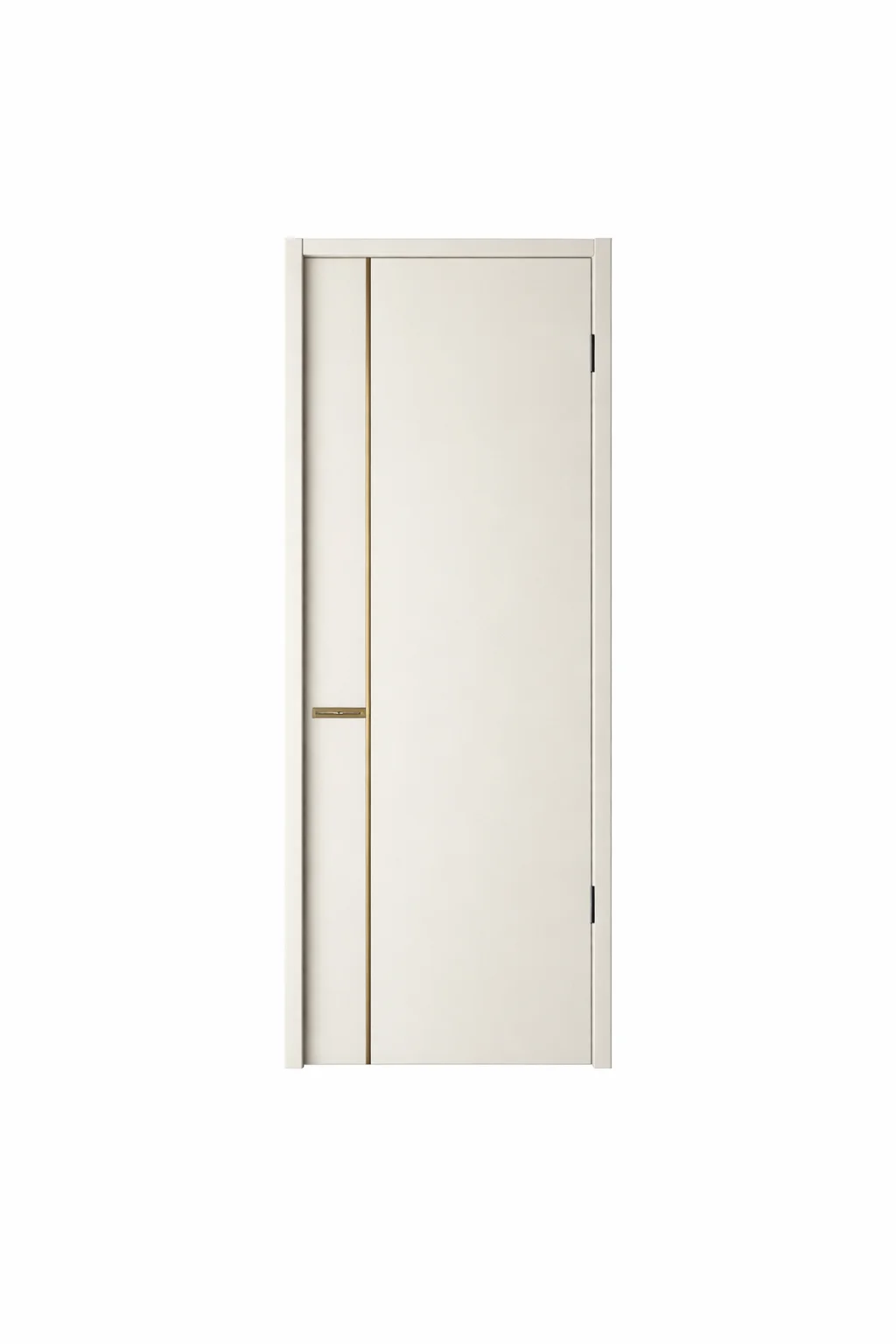 Cream Vertical Gold Accent