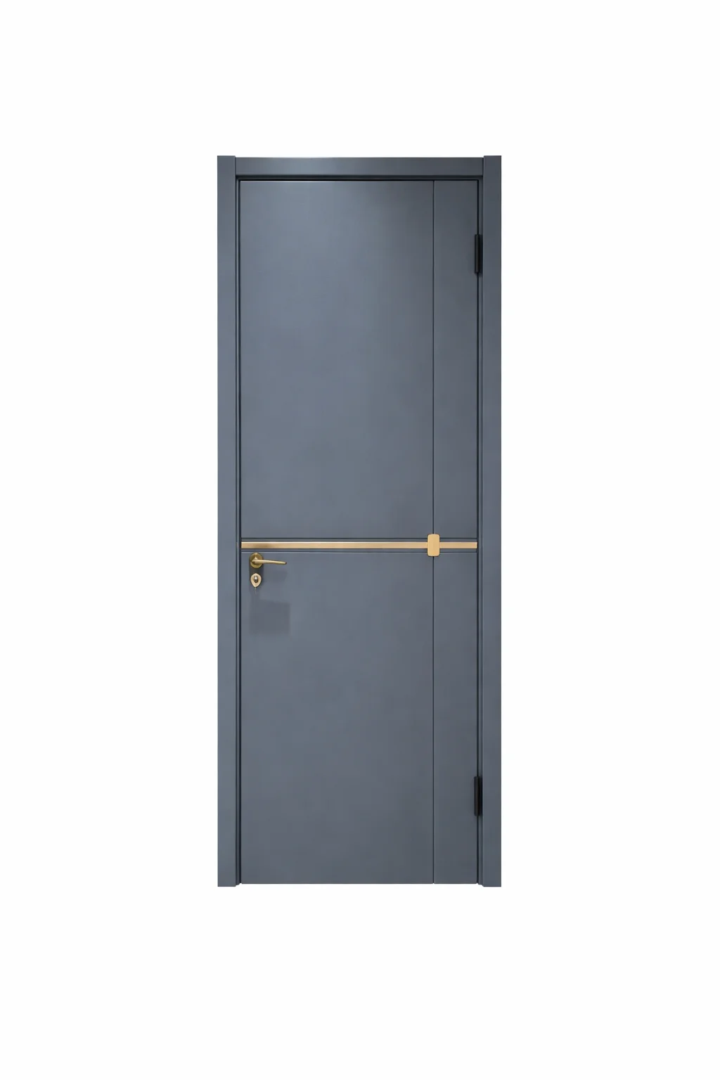 Slate Blue Gold Line